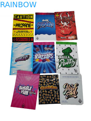 Le bustine su misura libere Doypack squisito medico della prova del bambino del campione stanno sul sacchetto con le doppie chiusure lampo