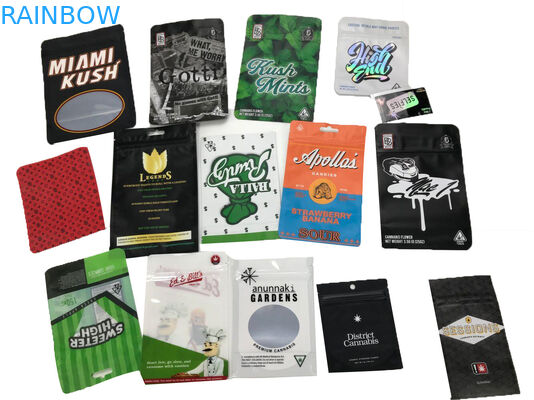 Le bustine su misura libere Doypack squisito medico della prova del bambino del campione stanno sul sacchetto con le doppie chiusure lampo