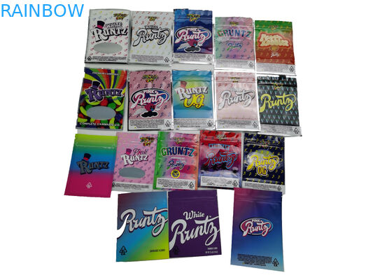 Le bustine su misura libere Doypack squisito medico della prova del bambino del campione stanno sul sacchetto con le doppie chiusure lampo