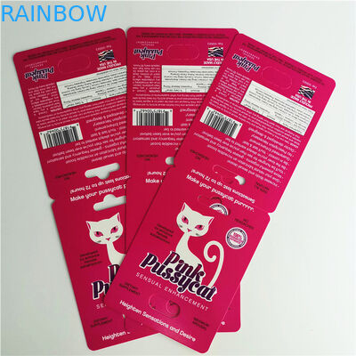 Pillola sessuale di potenziamenti maschii di rinoceronte 69 che imballa la bolla del capsul della carta 3d per esposizione