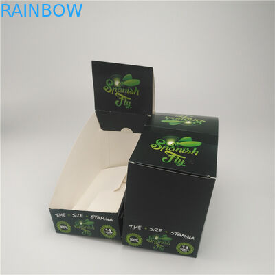 Scatola di carta che imballa con il contenitore di carta di bolla di logo per CBD e l'imballaggio della canapa