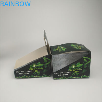 Scatola di carta che imballa con il contenitore di carta di bolla di logo per CBD e l'imballaggio della canapa