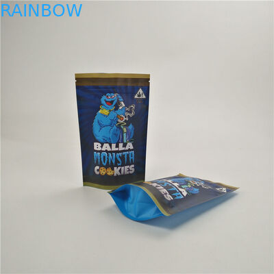 L'erbaccia a prova d'umidità su misura delle borse della prova del bambino la medicina dei biscotti che della giungla del runtz di CBD sta su insacca