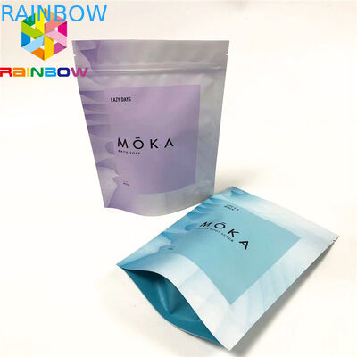 Le borse a chiusura lampo per il di alluminio dell'alimento stanno su insacca la borsa d'imballaggio di logo su ordinazione