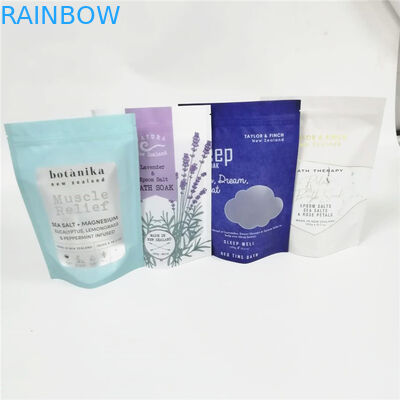 Il sale da bagno/ente su ordinazione del di alluminio 12oz sfrega la crema che imballa le borse di caffè a chiusura lampo del doypack