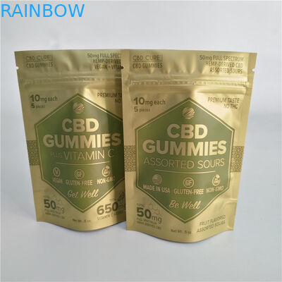 il sacchetto VMPET di 5oz 50mg Cbd Gummies sta sul sacchetto a chiusura lampo