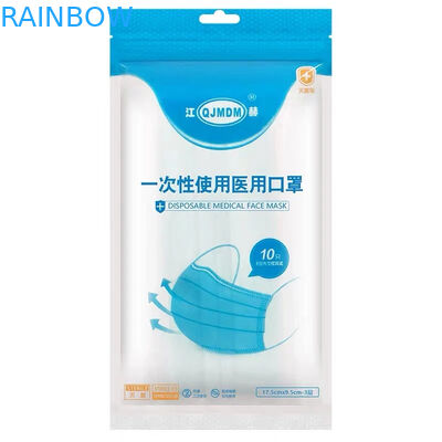 Borsa d'imballaggio risigillabile del sacchetto di plastica N95/KF94 di stampa di vendita diretta della fabbrica di logo della borsa su ordinazione della maschera per la maschera