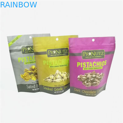 l'imballaggio di mylar della serratura dello zip di vuoto del di alluminio sta sui dadi dell'alimento del sacchetto che imballano il sacchetto di plastica