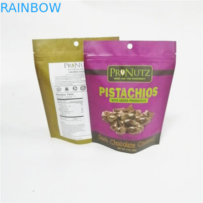 l'imballaggio di mylar della serratura dello zip di vuoto del di alluminio sta sui dadi dell'alimento del sacchetto che imballano il sacchetto di plastica