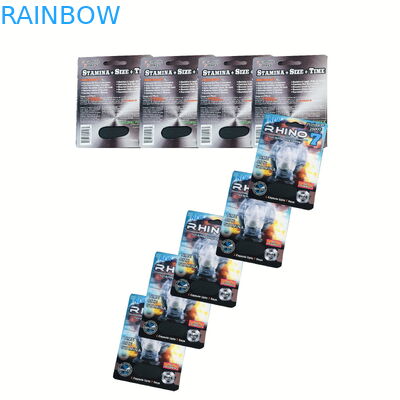 Scatola d'imballaggio per il RINOCERONTE maschio di erbe 7 della capsula dell'ingrandimento delle grandi pillole naturali di dimensione
