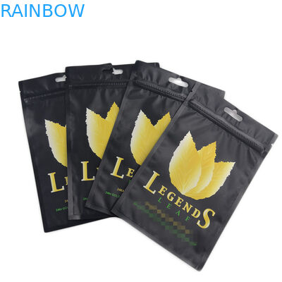 Busta per imballaggio di incenso alle erbe riciclabile a prova di umidità per stampa a rotocalco con chiusura a zip a prova di odore