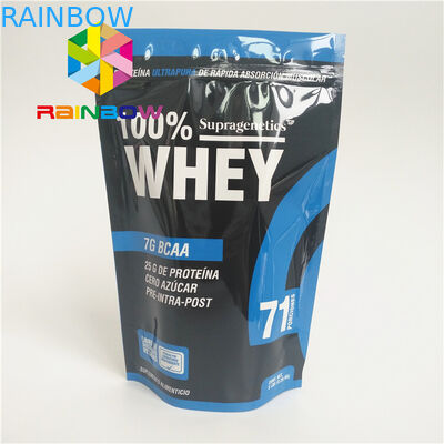 Borsa di spedizione d'imballaggio della prova dell'odore dell'erbaccia della chiusura lampo dell'alimento di Logo Biodegradable Stand Up Plastic del tè su ordinazione del sacchetto