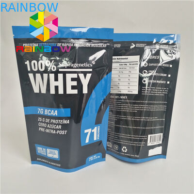 Borsa di spedizione d'imballaggio della prova dell'odore dell'erbaccia della chiusura lampo dell'alimento di Logo Biodegradable Stand Up Plastic del tè su ordinazione del sacchetto