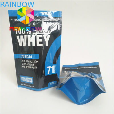 Borsa di spedizione d'imballaggio della prova dell'odore dell'erbaccia della chiusura lampo dell'alimento di Logo Biodegradable Stand Up Plastic del tè su ordinazione del sacchetto