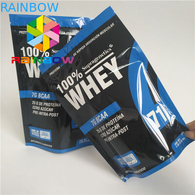 Borsa di spedizione d'imballaggio della prova dell'odore dell'erbaccia della chiusura lampo dell'alimento di Logo Biodegradable Stand Up Plastic del tè su ordinazione del sacchetto