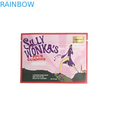 Borse laterali del foglio di alluminio del sacchetto della guarnizione della sigaretta 3 liberi di Mini Sachets For Metallic Color Preroll del campione