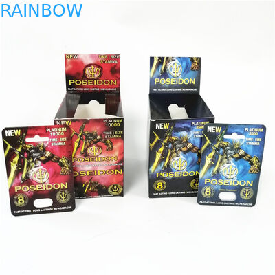 Visualizzi la scatola di carta sessuale di Poseidon della prestazione della carta da stampa dei rinforzatori maschii su ordinazione delle carte