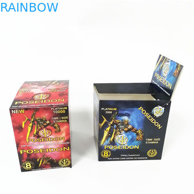 Carta rosa del contenitore di carta del Pussycat che imprime le carte d'imballaggio di timbratura calde delle scatole di presentazione della bolla sensuale di potenziamento