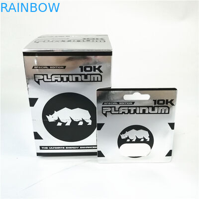 Carta rosa del contenitore di carta del Pussycat che imprime le carte d'imballaggio di timbratura calde delle scatole di presentazione della bolla sensuale di potenziamento