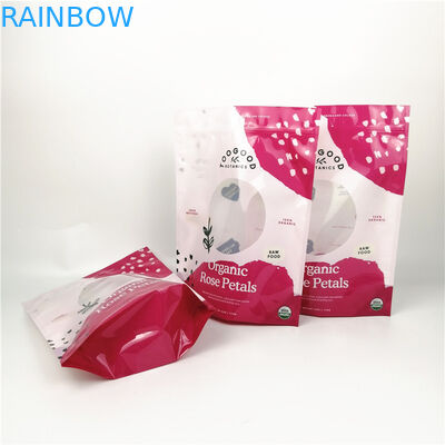 il fiore di 0.125oz 3.5g spolverizza CYMK sta sulla borsa della chiusura lampo