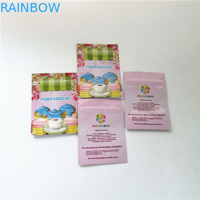 supporto del di alluminio del fiore 3.5oz sul sacchetto d'imballaggio di stampa digitale delle borse della polvere di Matcha del dessert di mylar della borsa della chiusura lampo