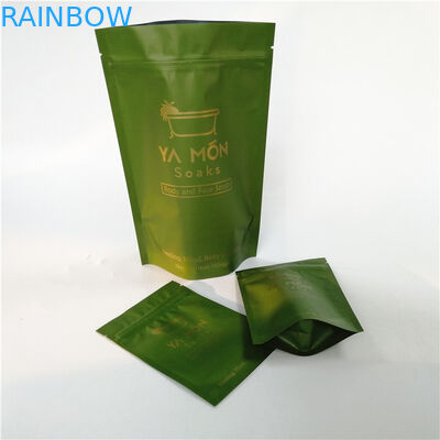 Il corpo d'imballaggio di logo del sacchetto su ordinazione della stagnola sfrega il sacchetto d'imballaggio del caffè della stagnola del sale da bagno