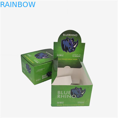 Contenitore di carta amichevole dell'esposizione di Eco, scatola d'imballaggio di Antivari di energia della bottiglia di olio di rinoceronte CBD del contenitore di involucro di regalo