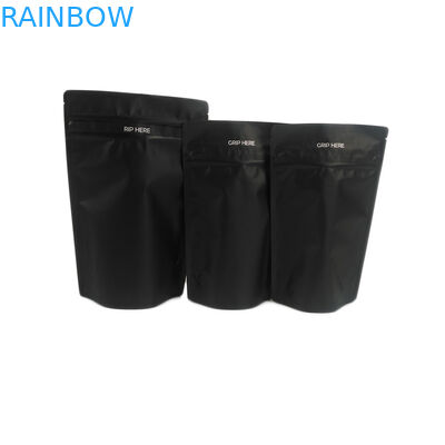 Nella borsa d'imballaggio gommosa della prova dell'odore del nero di alluminio del bambino del fiore commestibile resistente di riserva CBD Canabis del commestibile