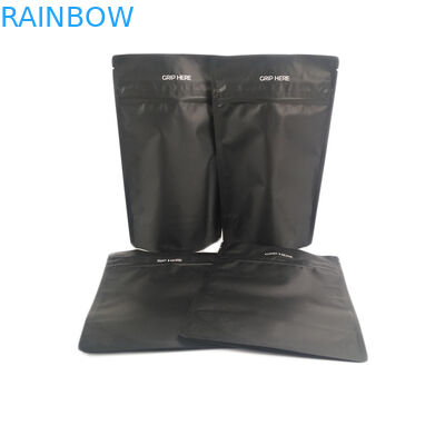 Nella borsa d'imballaggio gommosa della prova dell'odore del nero di alluminio del bambino del fiore commestibile resistente di riserva CBD Canabis del commestibile