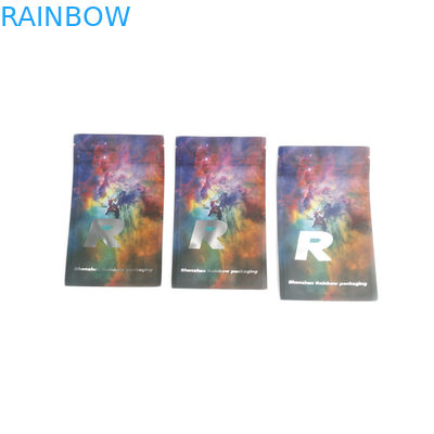 borsa di Mylar della prova del bambino di 50mg 70mg 125mg la piccola ha personalizzato le borse del nastro di Matte Candy Ziplock Plastic Food Gummies della prova dell'odore