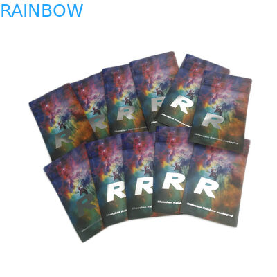 borsa di Mylar della prova del bambino di 50mg 70mg 125mg la piccola ha personalizzato le borse del nastro di Matte Candy Ziplock Plastic Food Gummies della prova dell'odore