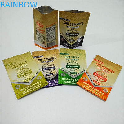 Le foglie a chiusura lampo del fiore seminano l'imballaggio resistente d'imballaggio del bastone di incenso del sacchetto del bambino delle borse dell'erbaccia commestibile di Gummies