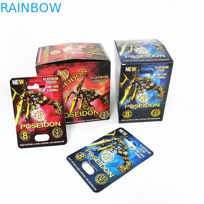 Pillola maschio su ordine della bolla di potenziamento che imballa la scatola di carta rosa del Pussycat