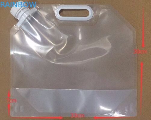 Supporto trasparente di vendita caldo su misura del liquido di energia 50ml/250ml sul sacchetto con il sacchetto della bevanda del becco con l'imballaggio del becco