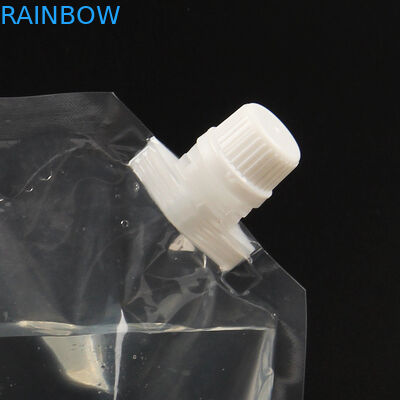 Supporto trasparente di vendita caldo su misura del liquido di energia 50ml/250ml sul sacchetto con il sacchetto della bevanda del becco con l'imballaggio del becco