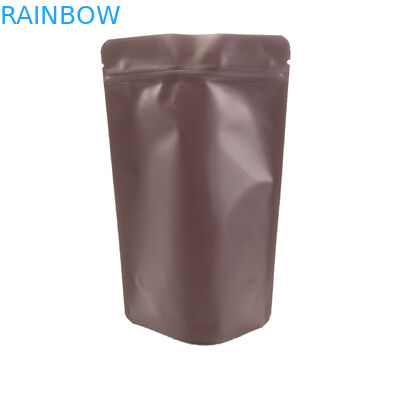 borsa a chiusura lampo del di alluminio di 28g VMPET Mylar con la valvola di degassamento