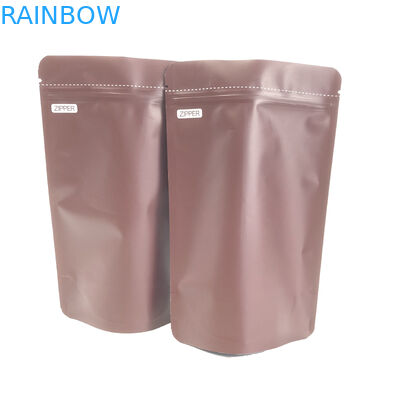 borsa a chiusura lampo del di alluminio di 28g VMPET Mylar con la valvola di degassamento