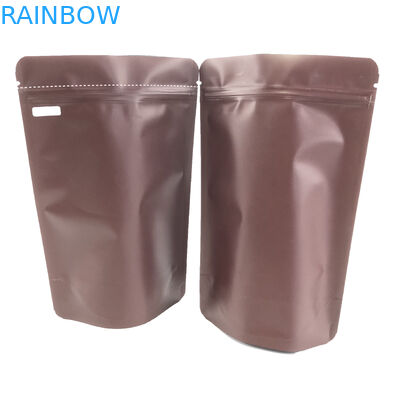 borsa a chiusura lampo del di alluminio di 28g VMPET Mylar con la valvola di degassamento