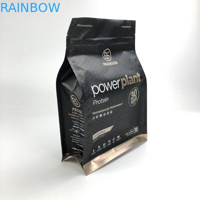 Borse d'imballaggio della polvere della proteina del fondo piatto 500g 1kg VMPET CMYK