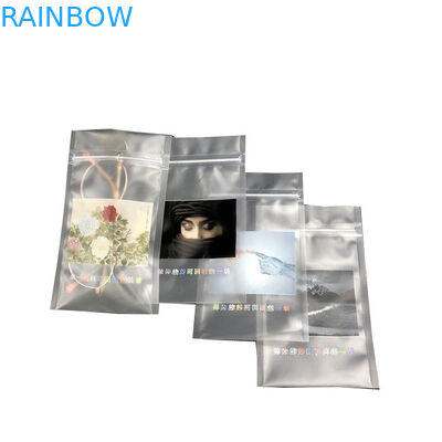 Il lato due sigillato ripiega sacchetto di plastica riciclabile d'imballaggio della borsa della decorazione su ordinazione all'ingrosso inferiore del sacchetto il chiaro