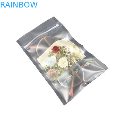 Il lato due sigillato ripiega sacchetto di plastica riciclabile d'imballaggio della borsa della decorazione su ordinazione all'ingrosso inferiore del sacchetto il chiaro