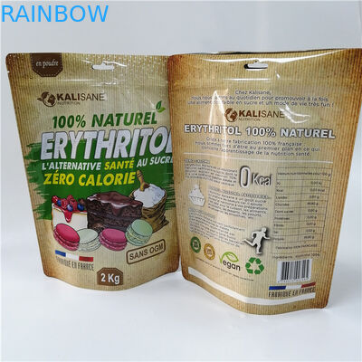 Polvere su misura dei sacchetti del supporto su che imballa le bustine di tè di moringa