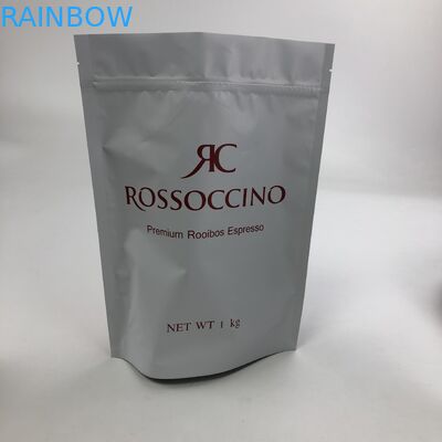 La borsa di plastica glassata della chiusura lampo ha reso a mestiere il cordone di imballaggio per alimenti Moq basso che stampa il supporto stampato Digital sul sacchetto