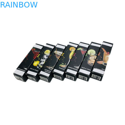 Scatola nera di Matte Uv Printing Custom Paper per l'imballaggio dell'olio del profumo/CBD
