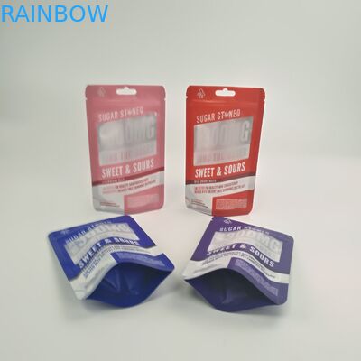 Le borse su misura del ragazzo della giungla di Runtz dei biscotti delle bustine della prova del bambino di 3.5g 7g stanno su Doypack con le doppie chiusure lampo