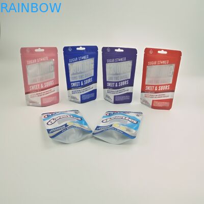 Le borse su misura del ragazzo della giungla di Runtz dei biscotti delle bustine della prova del bambino di 3.5g 7g stanno su Doypack con le doppie chiusure lampo