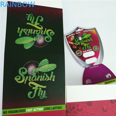 Pillole femminili del rinforzatore che imballano la carta purulenta rosa della bolla di Cat Black Mamba Burro Paper per la bottiglia della capsula dell'oro