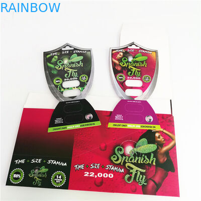 Pillole femminili del rinforzatore che imballano la carta purulenta rosa della bolla di Cat Black Mamba Burro Paper per la bottiglia della capsula dell'oro