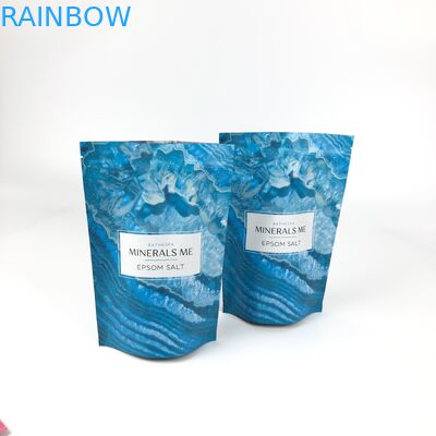 L'imballaggio a scatti del manzo del mini della quantità di stampa spuntino digitale del biscotto sta sulla borsa della chiusura lampo con la chiara finestra