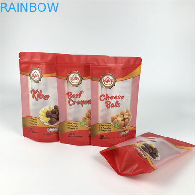 GMOPP di plastica VMPET stanno sulla borsa della chiusura lampo con la chiara finestra